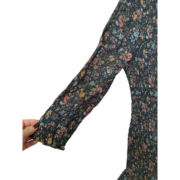 Veronica Beard $398 Farha Floral Smocked Minidress NWT Sz 12 - Picture 5 of 9